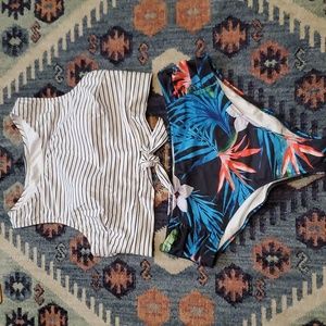 2 Piece Tropical Suit